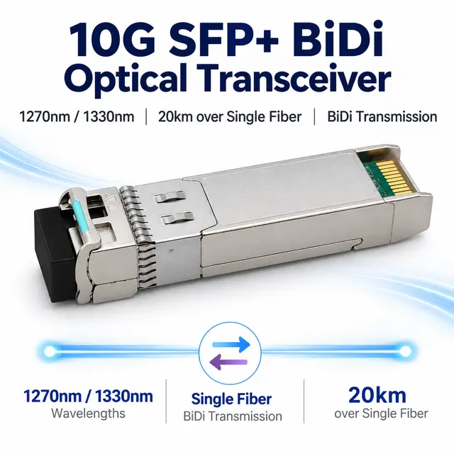 10G SFP+ BiDi BX20 20km - MSA-Compliant Transceiver for Metro — Application view 4