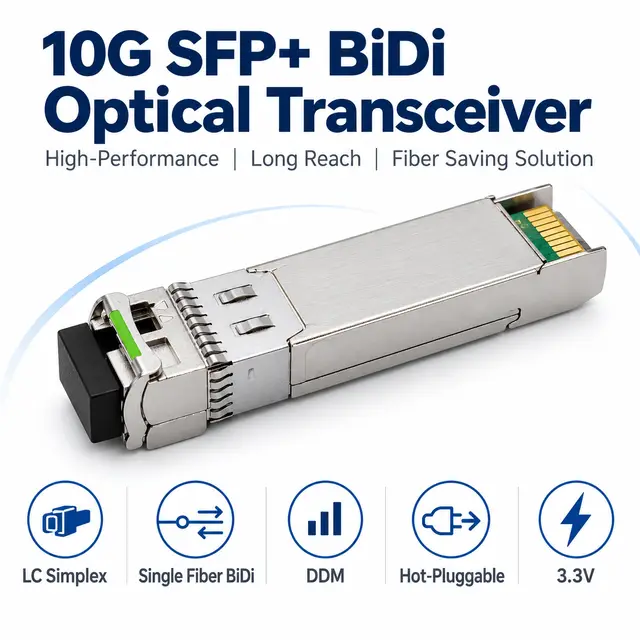 10G SFP+ BiDi BX20 20km - MSA-Compliant Transceiver for Metro — Application view 5