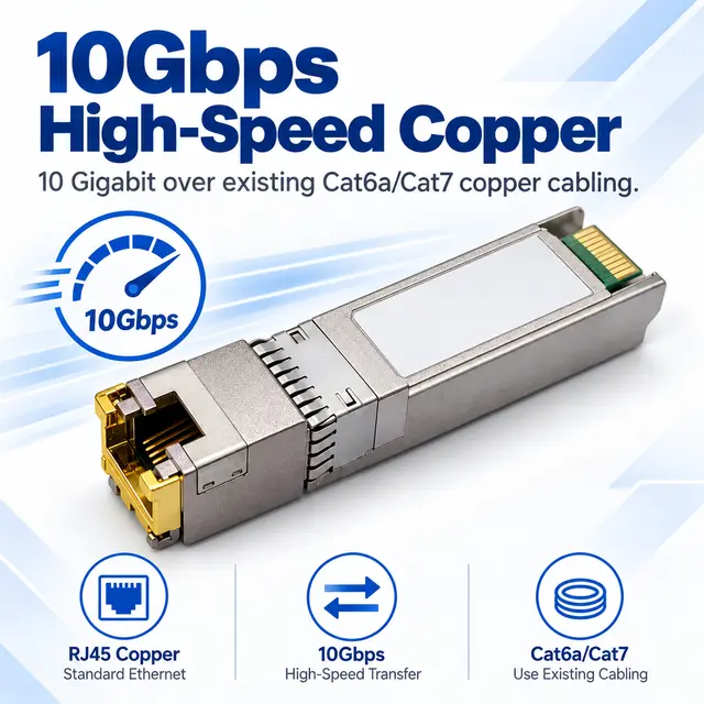Factory-Direct 10G SFP+ Copper RJ45 10GBASE-T 100m — Application view 3