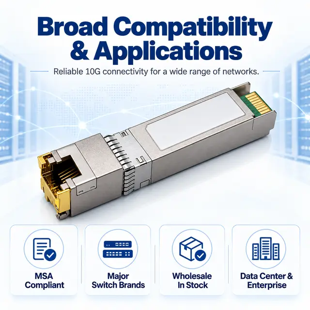 Factory-Direct 10G SFP+ Copper RJ45 10GBASE-T 100m — Application view 6