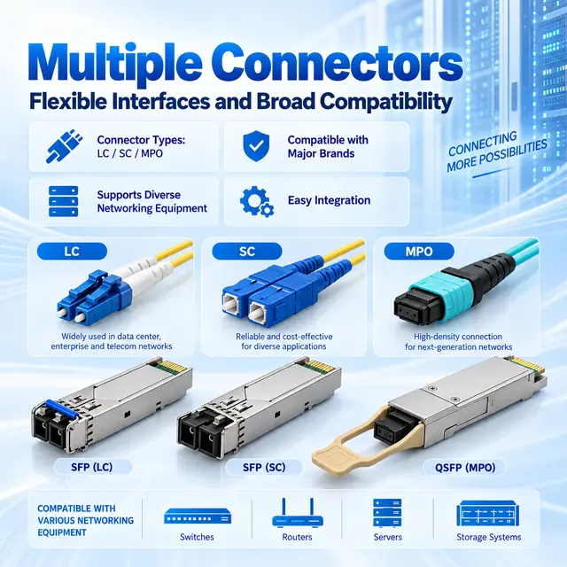 Optical Transceiver Module Series — SFP / SFP+ / SFP28 — Application view 5