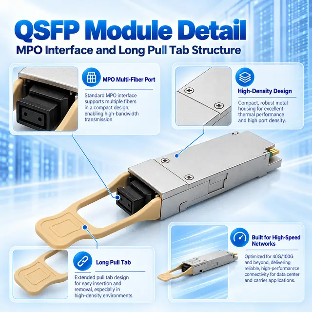 Optical Transceiver Module Series — SFP / SFP+ / SFP28 technical drawing 2: dimensions, structure and interfaces