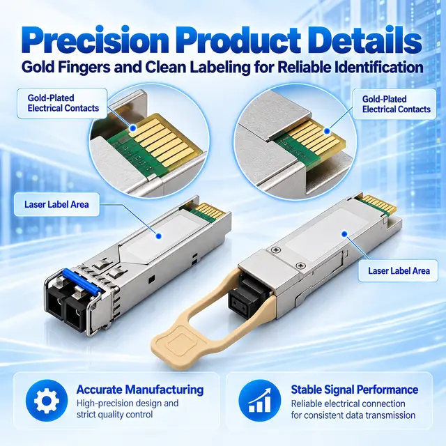 Optical Transceiver Module Series — SFP / SFP+ / SFP28 technical drawing 3: dimensions, structure and interfaces
