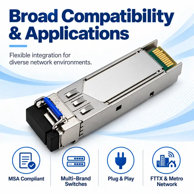 2.5G BiDi SFP-2.5G-BX120 Single-Fiber 1490/1550nm 120km — Application view 6
