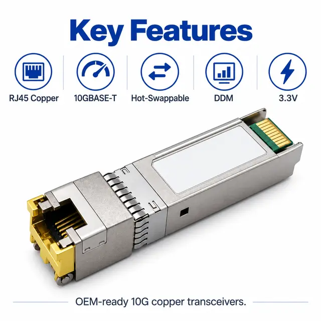 OEM 10G SFP+ Copper RJ45 10GBASE-T 30/80/100m Cat6a/Cat7 — Application view 5