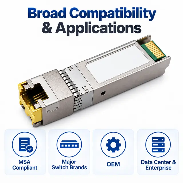 OEM 10G SFP+ Copper RJ45 10GBASE-T 30/80/100m Cat6a/Cat7 — Application view 6