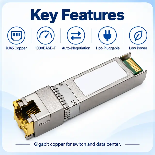 SFP-1G-T 1000BASE-T Gigabit Copper RJ45 Transceiver — Application view 5