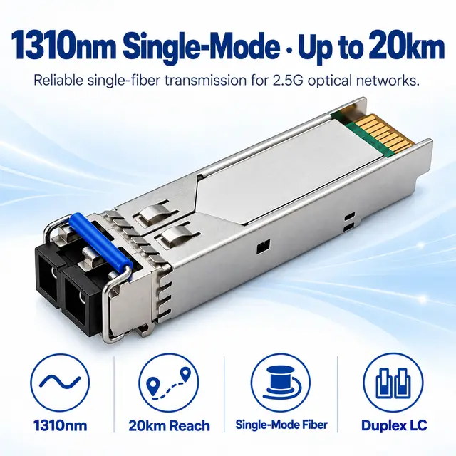 2.5G SFP-2.5G-LX20 Single-Mode 1310nm 20km Duplex LC — Application view 4