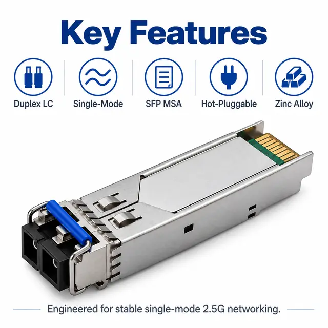 2.5G SFP-2.5G-LX20 Single-Mode 1310nm 20km Duplex LC — Application view 5