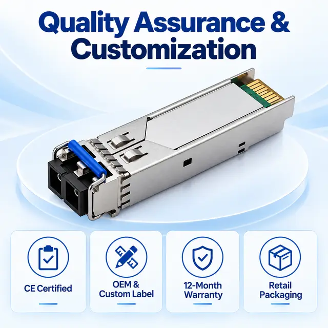 2.5G SFP-2.5G-LX20 Single-Mode 1310nm 20km Duplex LC technical drawing 4: dimensions, structure and interfaces