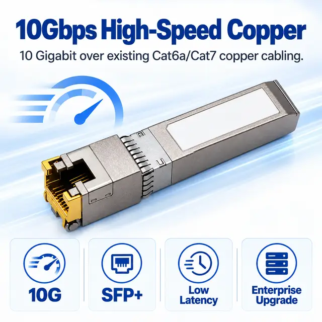 10G SFP+ Copper RJ45 10GBASE-T 100m Cat6a/Cat7 — Application view 3