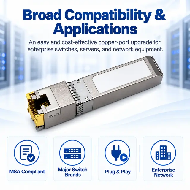 10G SFP+ Copper RJ45 10GBASE-T 100m Cat6a/Cat7 — Application view 6