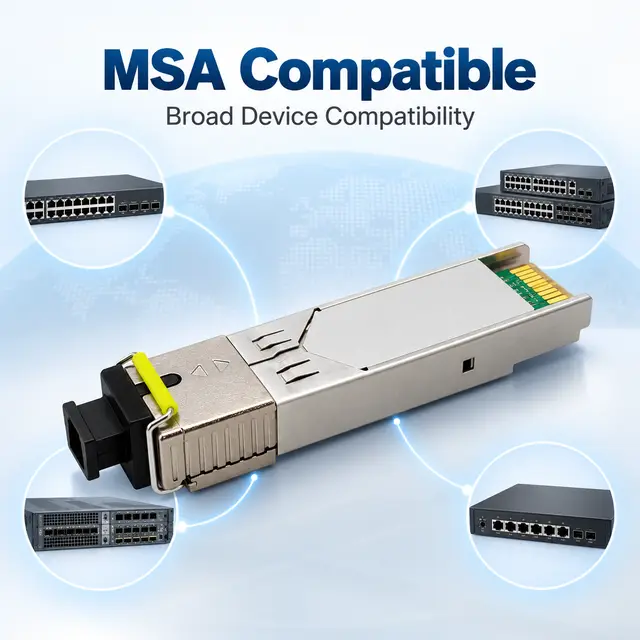 155M SFP BiDi Single-Mode Transceiver 1310/1550nm 20km SC — Application view 6