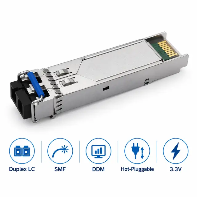 1.25G SFP Transceiver Module 1310nm 10/20km Duplex LC DDM — Application view 5