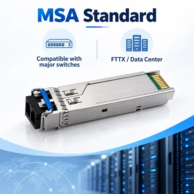 1.25G SFP Transceiver Module 1310nm 10/20km Duplex LC DDM — Application view 6