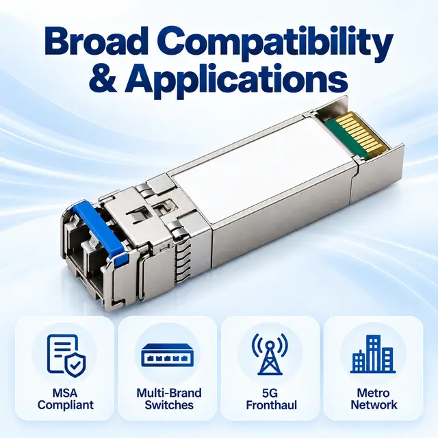 25G SFP28 ZR 1310nm 80km Single-Mode Duplex LC Long-Reach — Application view 6