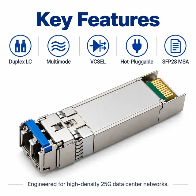 25G SFP28 SR 850nm 100m Multimode Duplex LC Optical - 850 nm — Application view 5