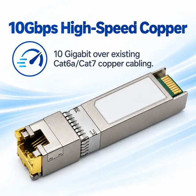 Drop-in 10G SFP+ Copper RJ45 10GBASE-T 100m — Application view 3