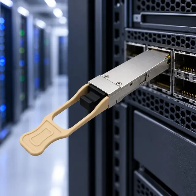 100G QSFP28 SR4 100m 850nm MPO Multimode Optical — In a host switch 2