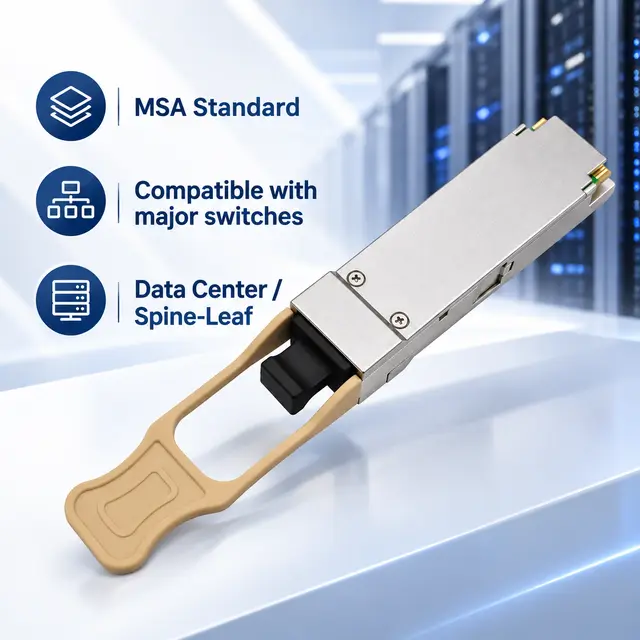 100G QSFP28 SR4 100m 850nm MPO Multimode Optical — Application view 6