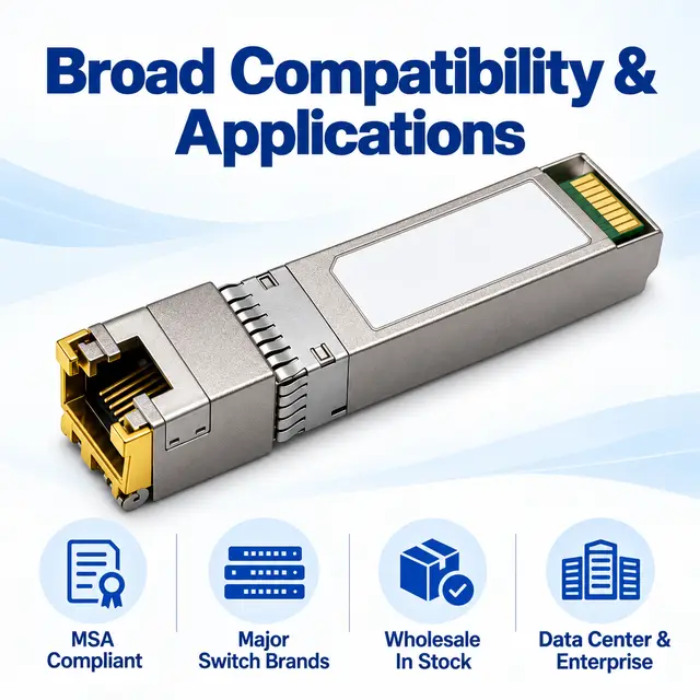 Factory-Direct 1000BASE-T SFP Copper RJ45 Gigabit 100m — Application view 6