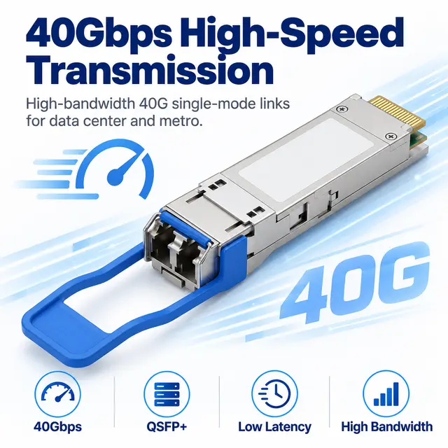 40G QSFP+ LR4 1310nm 10km Single-Mode Duplex LC Optical — Application view 3