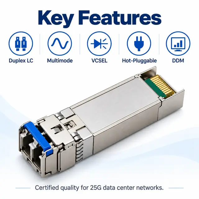 25G SFP28 SR 850nm 100m Multimode Duplex LC Transceiver — — Application view 5