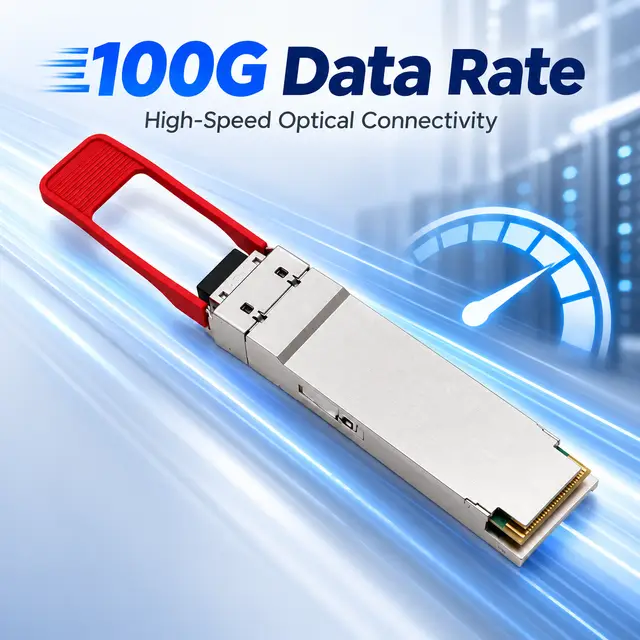 100G BiDi QSFP28 10km Simplex LC SMF Transceiver — Application view 3