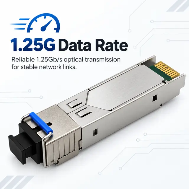 1.25G SFP BiDi Optical Module 20km 1310nm/1550nm SC — Application view 3