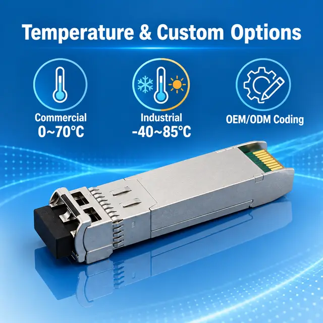 High-Speed Optical Transceiver Module — 25G SFP28 / 40G technical drawing 4: dimensions, structure and interfaces