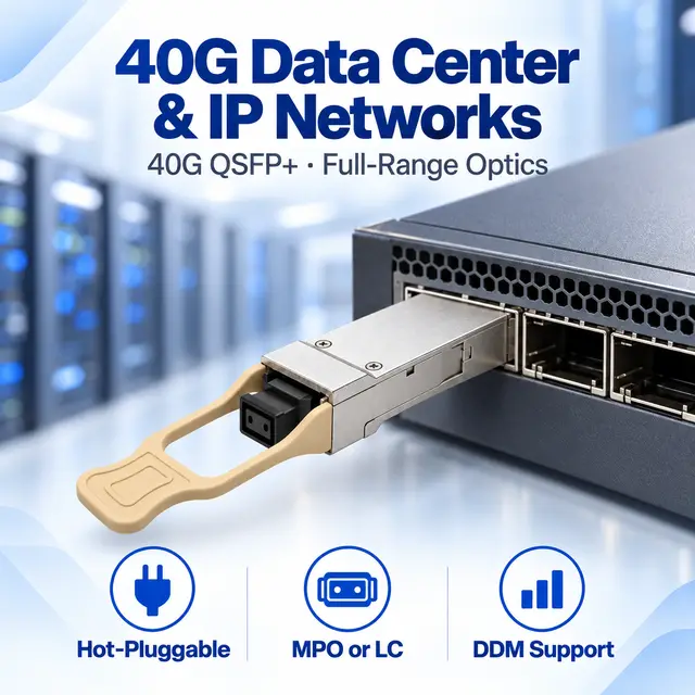 40G QSFP+ Optical Transceivers SR4 / LR4 / ER4 / ZR4 — In a host switch 2