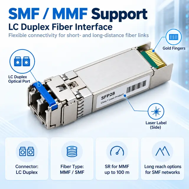25G SFP28 Optical Transceiver Module — SR / LR / ER / BIDI — Application view 5